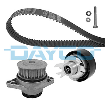 DAYCO KIT DISTRIBUCION C/BOMBA DE AGUA VW GOLF FOX SURAN CROSSFOX GOL TREND VOYAGE 1.6