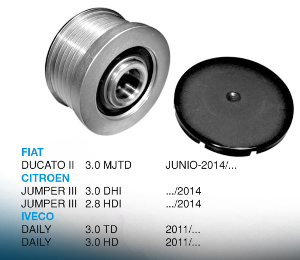 DAYCO POLEA UNIDIRECCIONAL IVECO DAILY