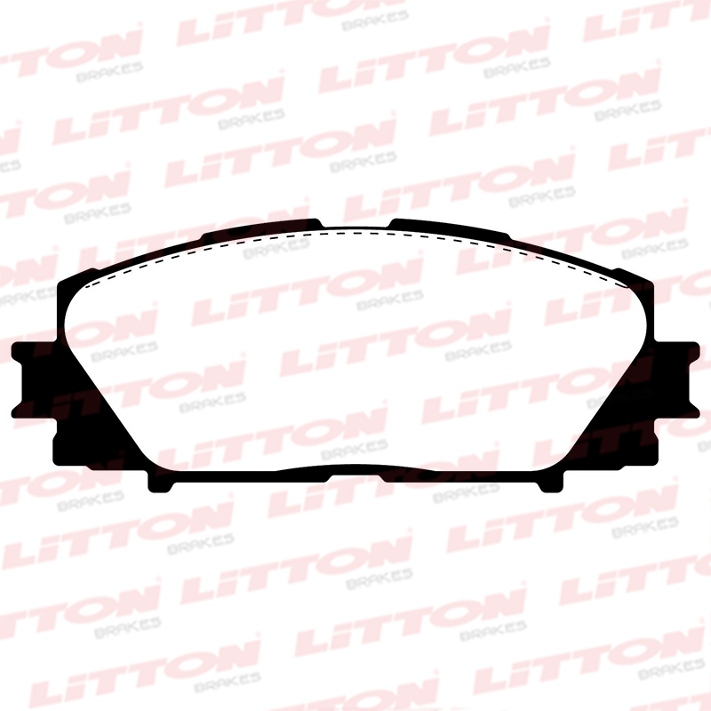 LITTON PASTILLAS FRENO X7 17> COROLLA 12> LEXUS 10> PRIUS 09> YARIS 11> (POSICION 1171)