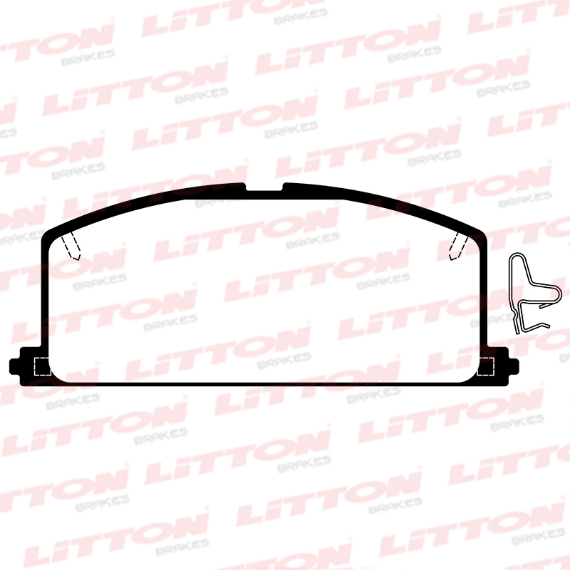 LITTON PASTILLAS FRENO CAMRY 83/88 CARINA 93/97 CALICA 86/90 COROLLA 87/93 TERCEL 88> EJE DELANTERO