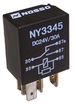 NOSSO RELAY MERCEDES BENZ 1638 02> 24V C/ DIODO