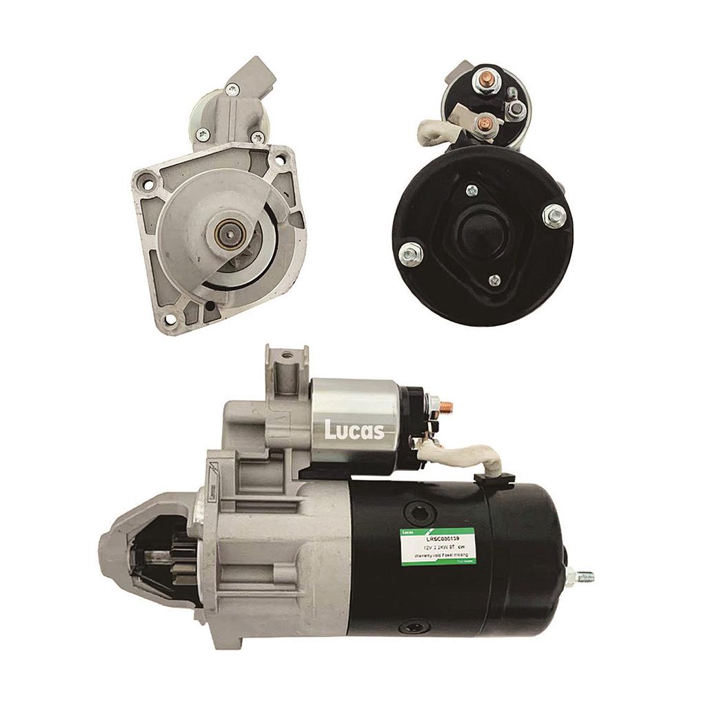 LUCAS MOTOR DE ARRANQUE FIAT DUCATO JUMPER BOXER 12V 2.2KW 9 DIENTES SENTIDO HORARIO OEM: 130019808, 46231643