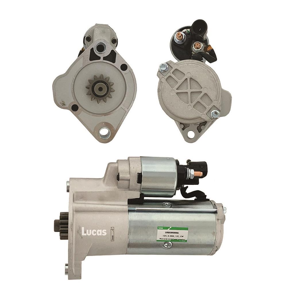 LUCAS MOTOR DE ARRANQUE VW AMAROK TDI 2.0 12V 2.2KW 12 DIETES SENTIDO HORARIO
