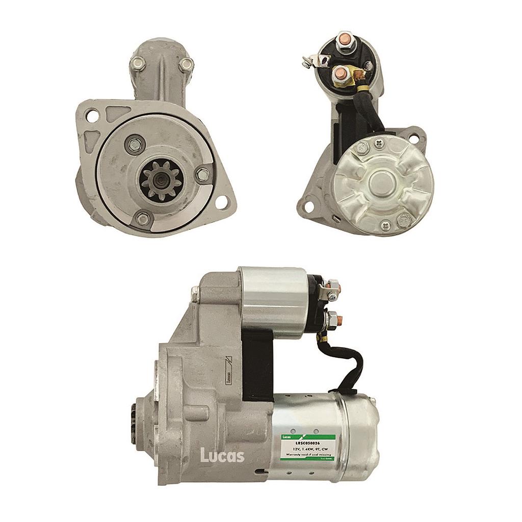 LUCAS MOTOR DE ARRANQUE CHEVROLET CORSA DIESEL 12V 1.4KW 9 DIENTES SENTIDO HORARIO