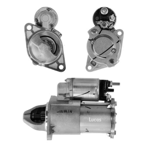 LUCAS MOTOR DE ARRANQUE CHEVROLET AVEO/SONIC/CRUZE 1.6 16V 12V 1.1KW 9 DIENTES SENTIDO HORARIO OEM: 55576980, 96831615