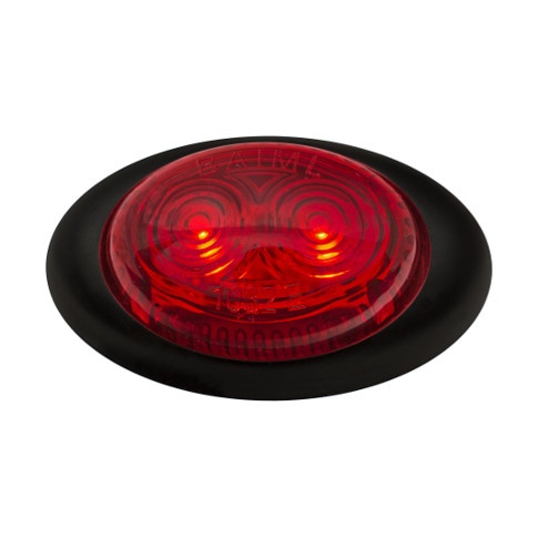 BAIML FARO POSICION ELECTR. UNIVERSAL OVALADO BIVOLTAJE 12/24V ROJO FIJACION CON ADHESIVO