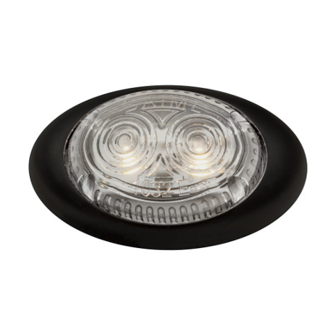 BAIML FARO POSICION ELECTR. UNIVERSAL OVALADO BIVOLTAJE 12/24V CON LEDS BLANCOS FRIOS FIJACION CON ADHESIVO