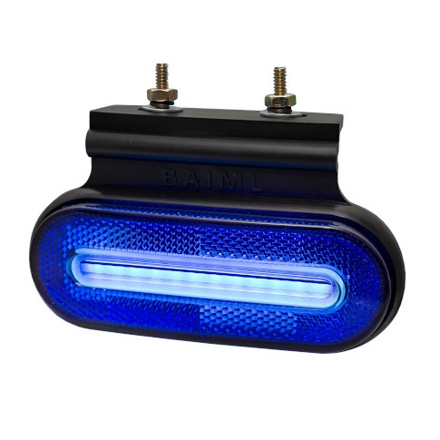 BAIML FARO ADVERTENCIA CON CABLE ENVAINADO AZUL