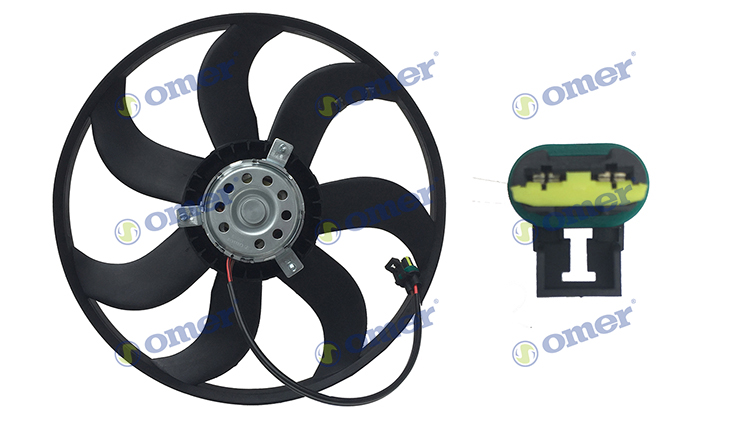 OMER ELECTROVENTILADOR VW FOX 07> GOL G5 / SAVEIRO G5 08> 1.0 1.6 GOLF POLO 06/12 1.6 REFORZADO= EV462