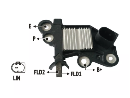 NOSSO REGULADOR VOLTAJE T/BOSCH 12V VOLKSWAGEN POLO/ VIRTUS 2018>