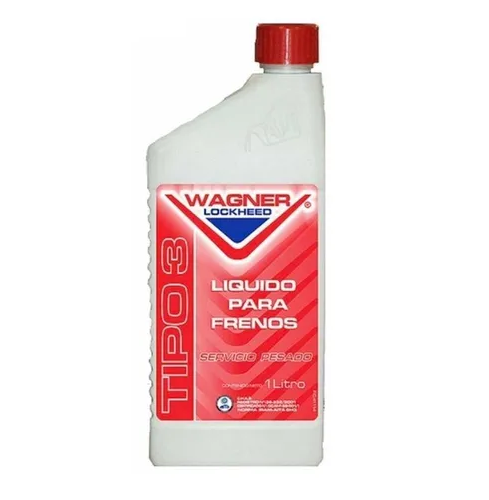 WAGNER LOCKHEED LIQUIDO FRENO SERVICIO PESADO TIPO 3 - DOT 3 1LITRO