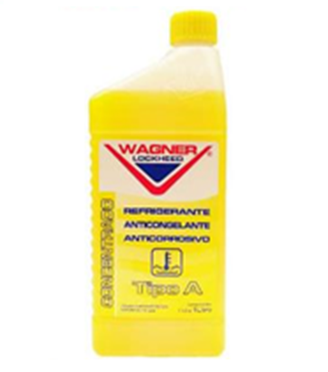 WAGNER LOCKHEED ANTICONGELANTE REFRIGERANTE Y ANTICORROSIVO CONCENTRADO AMARILLO 1LITRO (A5-1)