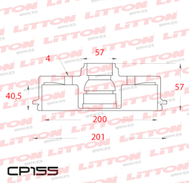 LITTON CAMPANA FRENO CHEVROLET AVEO OPTRA 05/ TRAS