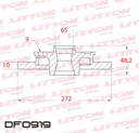 [DF0919.0500] LITTON DISCO FRENO VOLKSWAGEN CADDY - GOLF - VENTO -NEW BEETLE -SCIROCCO TRAS