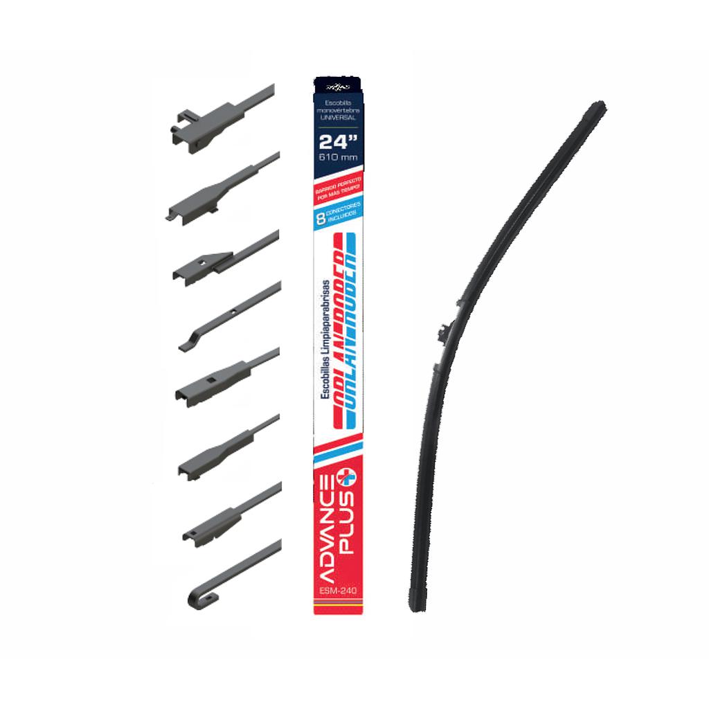 OR ESCOBILLA 15" LIMPIA PARABRISAS ADVANCE PLUS C/8 ADAPTADORES