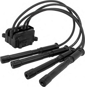 RALUX BOBINA ENC. RENAULT CLIO II D-4-F  TWINGO 1.0/ 1.2 16V C/ CABLES INCORPORADOS