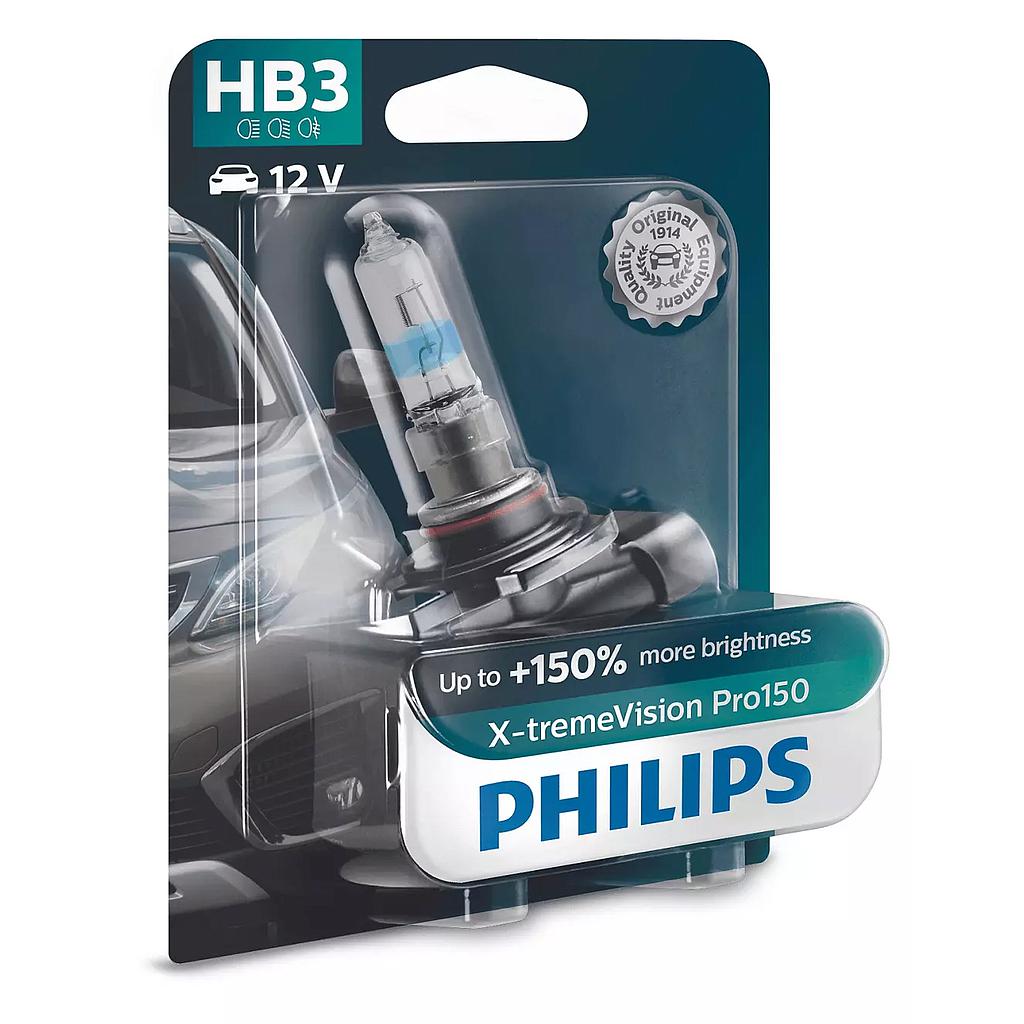 PHILIPS LAMPARA HB3 12V 60W P20D X-TREME VISION PRO 150% HONDA CIVIC SEDAN TOYOTA COROLLA XEI 2.0 FLEX 16V AUT / HILUX SW4 SRV D4-D 4X4 3.0