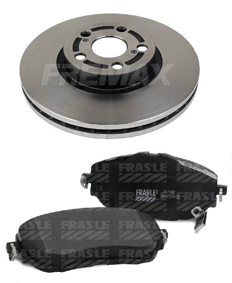 FREMAX KIT JGO DISCOS Y PASTILLAS TOYOTA COROLLA 1.8 16V 14/19