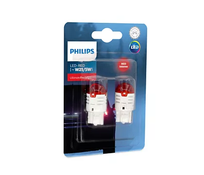 PHILIPS LAMPARA SEÑALIZACION LED W21/5 RED U30R 12V 2.7W
