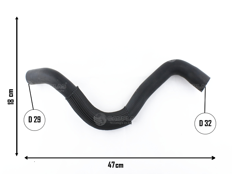 CAUPLAS MANGUERA RADIADOR INFERIOR CHEVROLET ONIX OEM:26213947