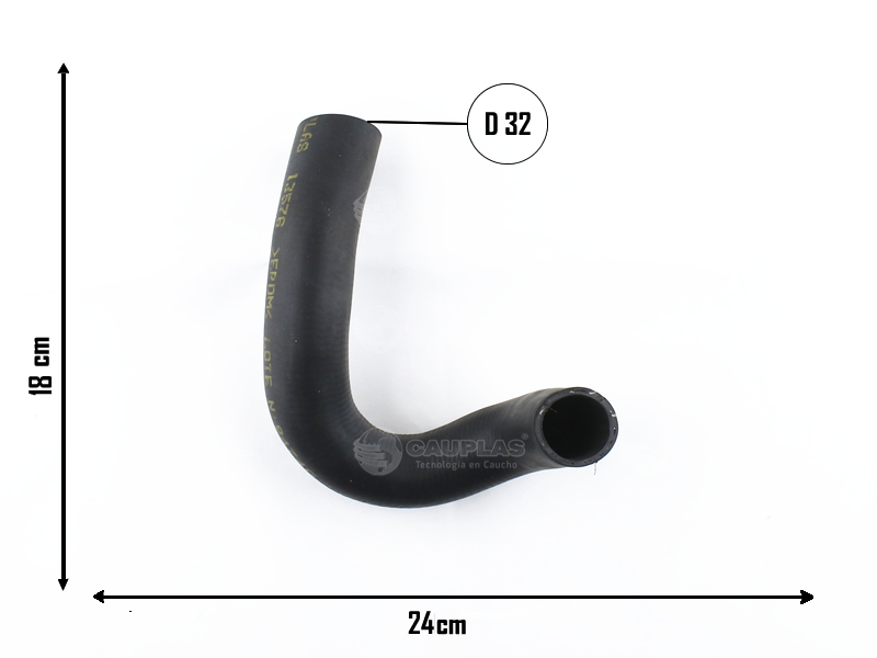 CAUPLAS MANGUERA DE RADIADOR SUPERIOR CHEVROLET ONIX OEM:26213978