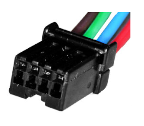 PORTAFICH FICHA CONECTOR 4 VIAS FAROS TRASEROS/VIDRIO ELECTRICO TOYOTA