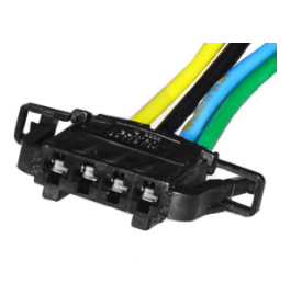 PORTAFICH FICHA CONECTOR 4 VIAS INTERRUPTOR DEL PEDAL DE FRENO (IPF)/ PEDAL DEL EMBRAGUE (IPE) VOLKSWAGEN FOX/UP