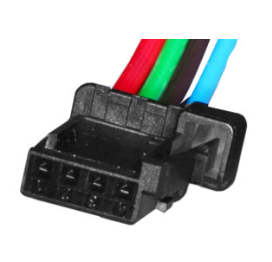 PORTAFICH FICHA CONECTOR 4 VIAS LEVANTA VIDRIOS LINEA VOLKSWAGEN