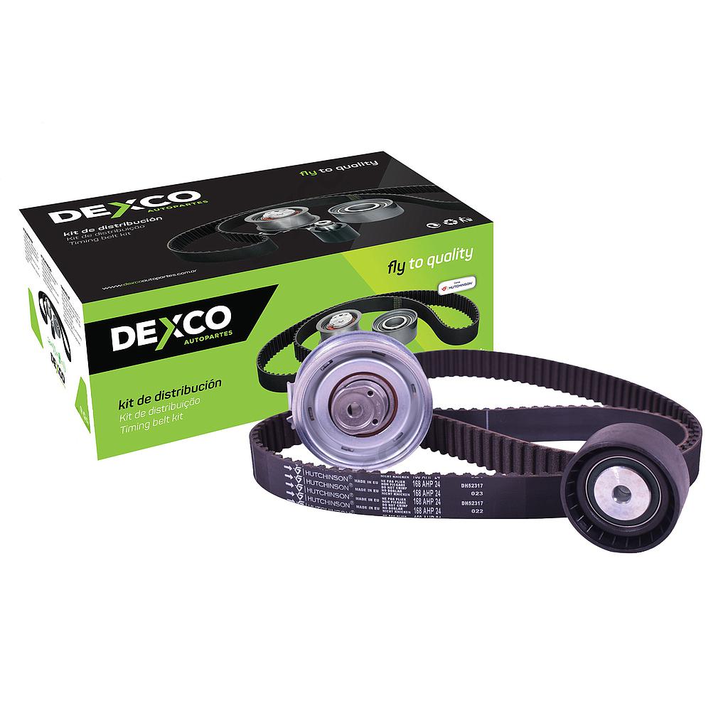 DEXCO KIT DISTRIBUCION ALFA ROMEO 145 1.8/2.0 / 146 1.8 16V / 146 1.8 TS - / 147 2.0 TS / 155 1.8 TS SPORT / 155 1.8/2.0 / 156 2.0 TS / FIAT BARCHETTA 1.8/2.0