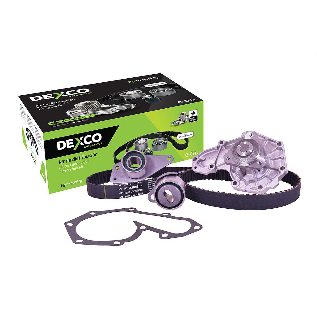 DEXCO KIT DISTRIBUCION CON BOMBA DE AGUA | RENAULT 19 1.9 D / MEGANE 1.9 Td / MEGANE II 1.9 dTi/TRAFIC 1.9Td