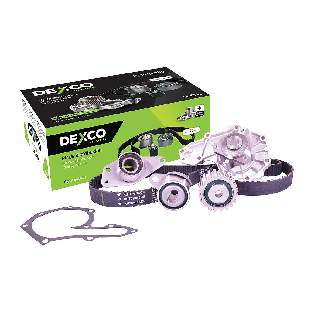 DEXCO KIT DISTRIBUCION CON BOMBA DE AGUA | RENAULT 19 1.9 D / MEGANE 1.9 Td / TRAFIC 1.9D / TRAFIC 1.9Td
