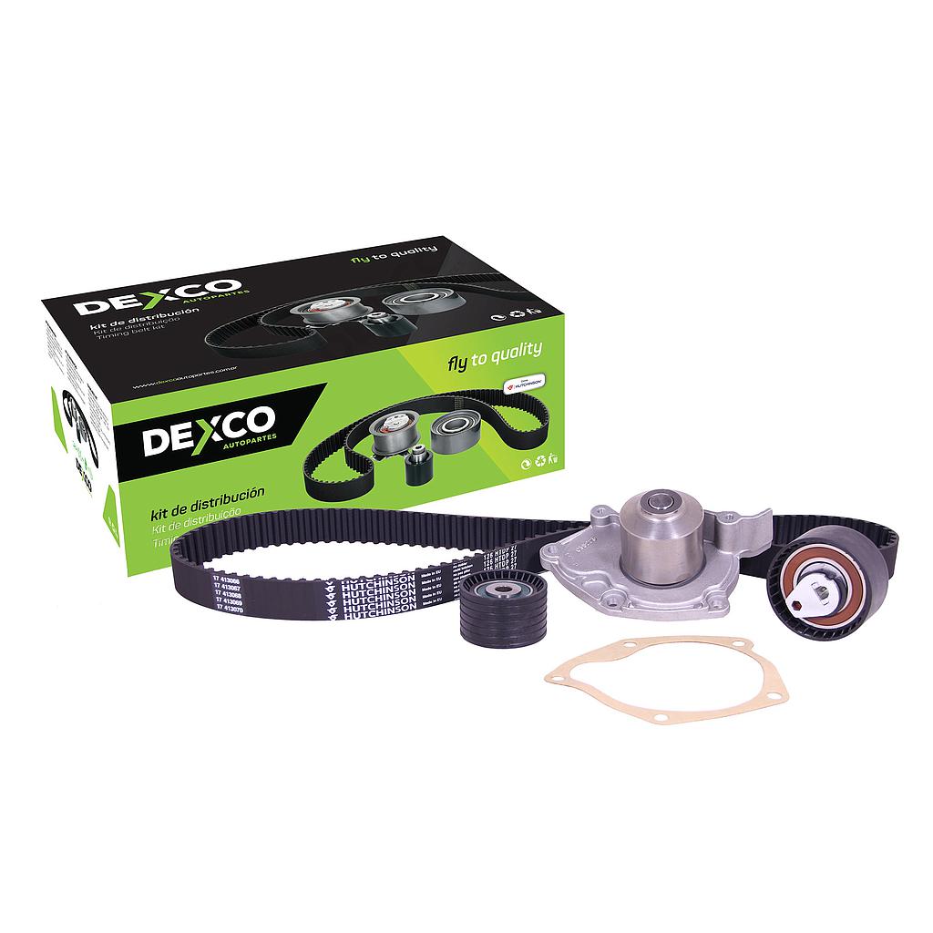DEXCO KIT DISTRIBUCION CON BOMBA DE AGUA | RENAULT	DUSTER	/ DUSTER 2WD/ DUSTER 4WD / DUSTER OROCH 4X2	2.0 16V / FLUENCE 2.0 TCE / MEGANE II / MEGANE III 2.0 16V
