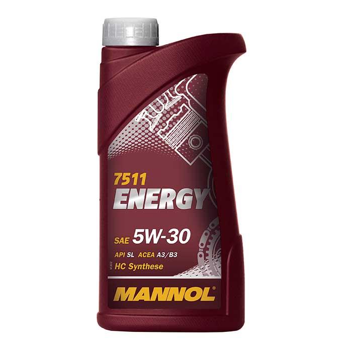 MANNOL LUBRICANTE SINTETICO ENERGY 5W-30 - 1L API SN/CH-4 - ACEA A3/B4