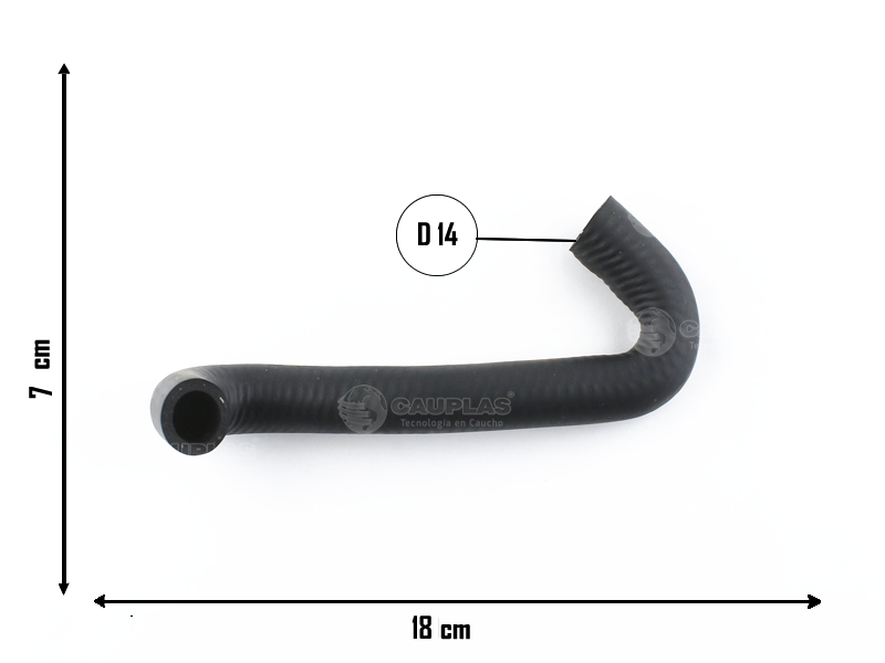 CAUPLAS MANGUERA REFRIGERACION AUDI A3 VW BORA GOLF IV V OEM:1J0121096BK =YACO 3443