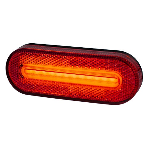 BAIML FARO POSICION LATERAL TRASERO DELIMITADOR C/ RETRORREFLECTOR CONECTOR Y TRABAS DE ENCASTRE ROJO