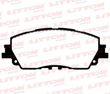 LITTON PASTILLAS FRENO DEL. TOYOTA CAMRY 2.5 16V AT 17/26 COROLLA CROSS 2.0 16V CVT- 1.8 HIBRIDO CVT 21/26 RAV4 2.5 HIBRID CVT 19/26