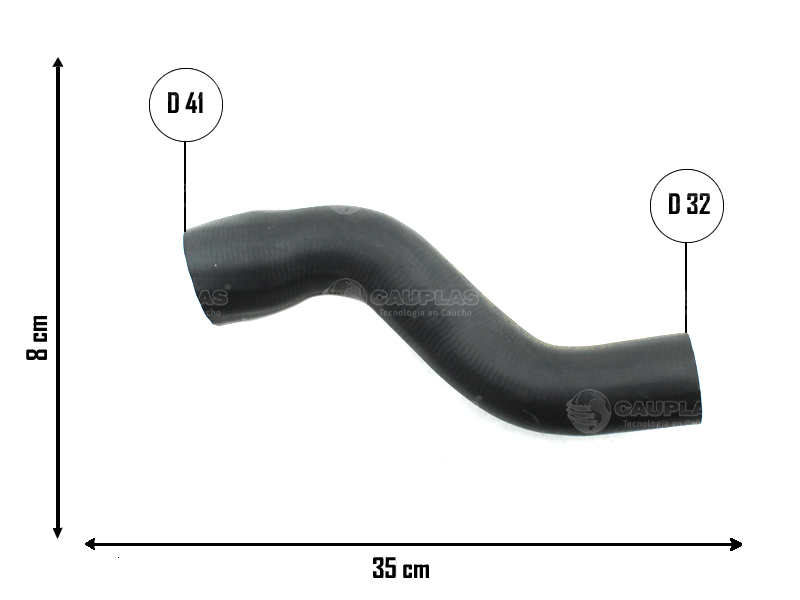 CAUPLAS MANGUERA REFRIGERACION CHEVROLET CELTA OEM:93337573 (YACO 3829)