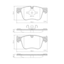 [PD2220.0332] FRASLE PASTILLA EJE DEL CITROEN C4 PICASSO II - GRAND PICASSO II 1.6 THP 165CV AT 2016>