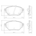 [PD2209.0332] FRASLE PASTILLA EJE TRAS TOYOTA COROLLA 2.0 16V CVT 2020>