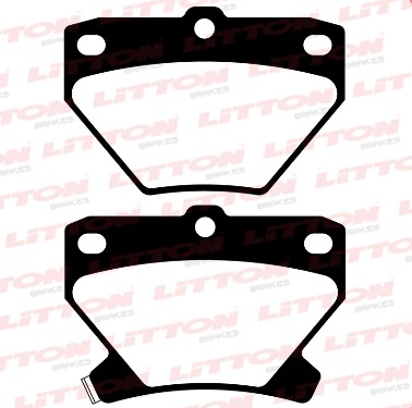 LITTON PASTILLAS FRENO TOYOTA COROLLA 2.4 TURBO DIESEL 02> TRASERA  (POSICION 0752)