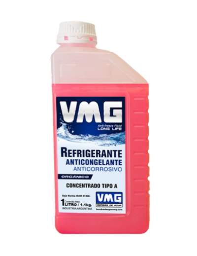 PROMO (PACK X12) VMG LIQUIDO REFRIGERANTE ROJO ORGANICO LONG LIFE X1 LT