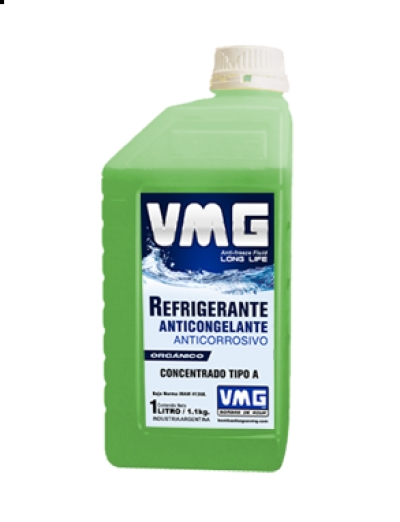 PROMO (PACK X12) VMG LIQUIDO REFRIGERANTE VERDE ORGANICO LONG LIFE X1 LT