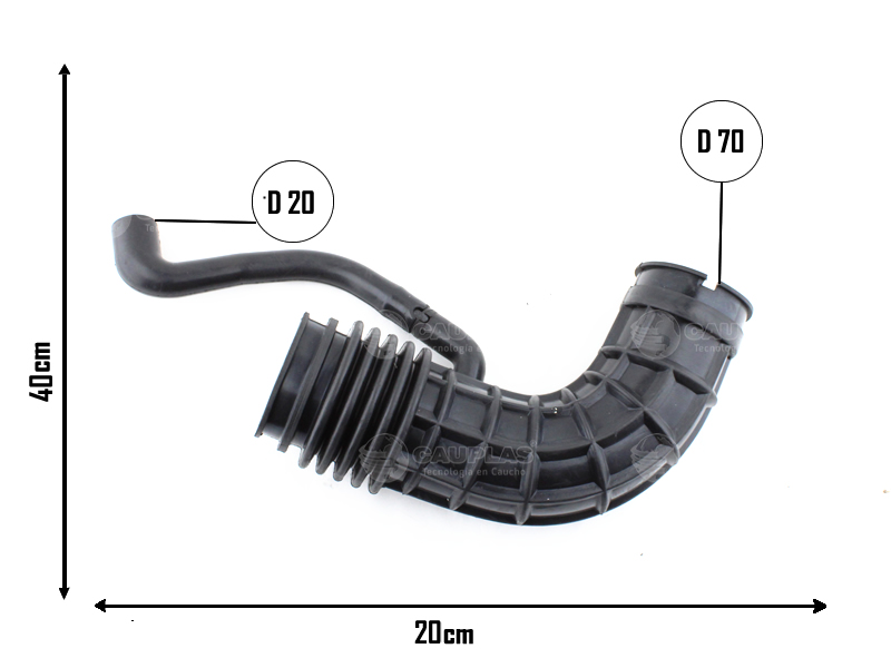 CAUPLAS  MANGUERA CIRCULACION DE AIRE CHEVROLET ASTRA VECTRA ZAFIRA