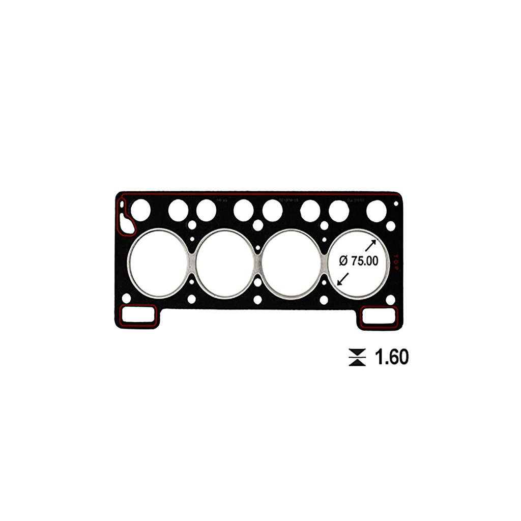 ILLINOIS JUNTA TAPA CILINDRO RENAULT R4 R5 R6 R10 R12 R15  1,1/1,3 OEM: 7700509107 / 7702056020