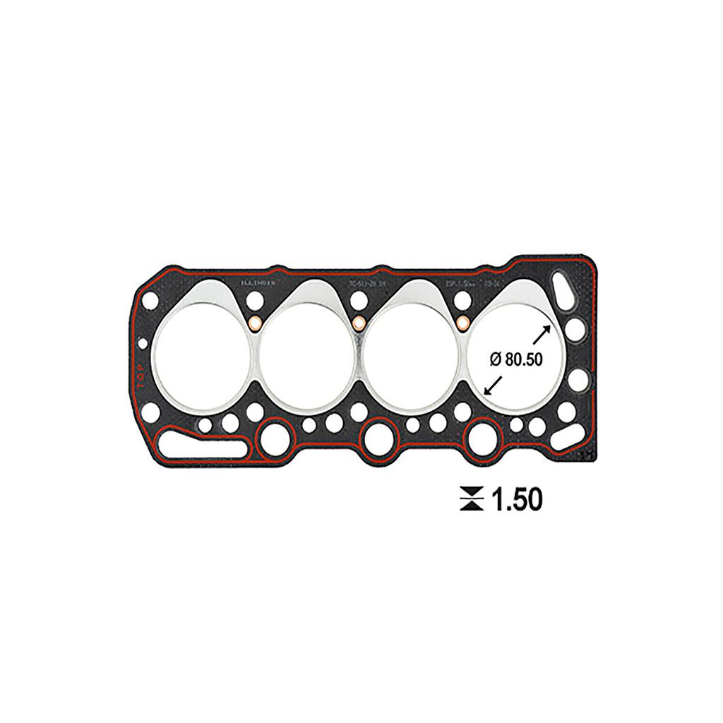ILLINOIS JUNTA TAPA CILINDRO CHEVROLET  ESP 1.50mm CORSA COMBO - 1,7 - 4EE1/T  X17 D-T DIESEL OEM: 608805 / 97044730