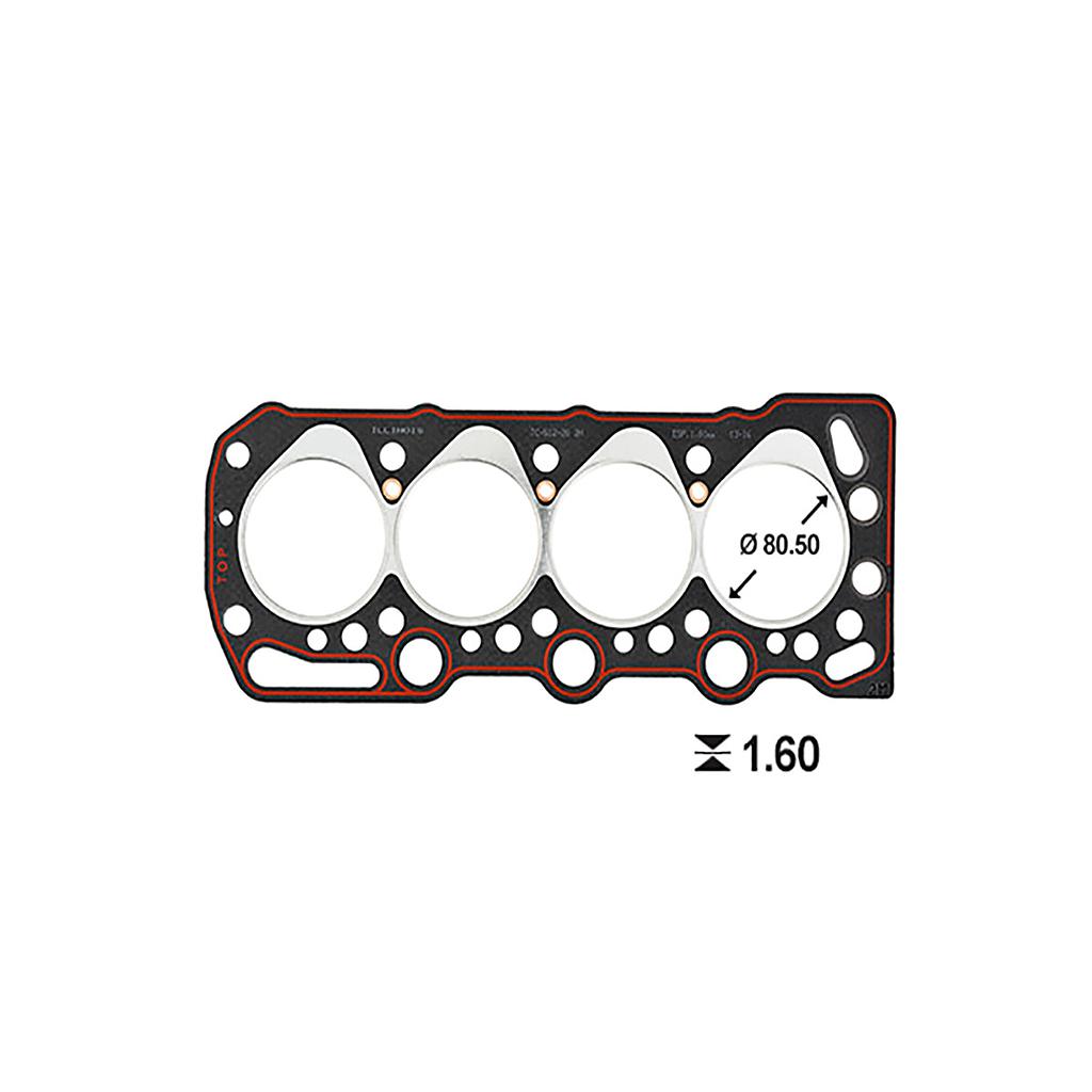 ILLINOIS JUNTA TAPA CILINDRO CHEVROLET  ESP 1.60mm CORSA COMBO - 1,7 - 4EE1/T  X17 D-T DIESEL OEM: 608805 / 97044730