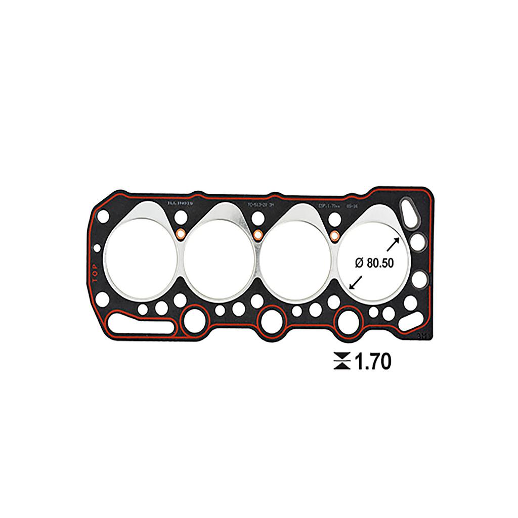 ILLINOIS JUNTA TAPA CILINDRO CHEVROLET ESP 1.70mm CORSA COMBO - 1,7 - 4EE1/T  X17 D-T DIESEL OEM: 608805 / 97044730