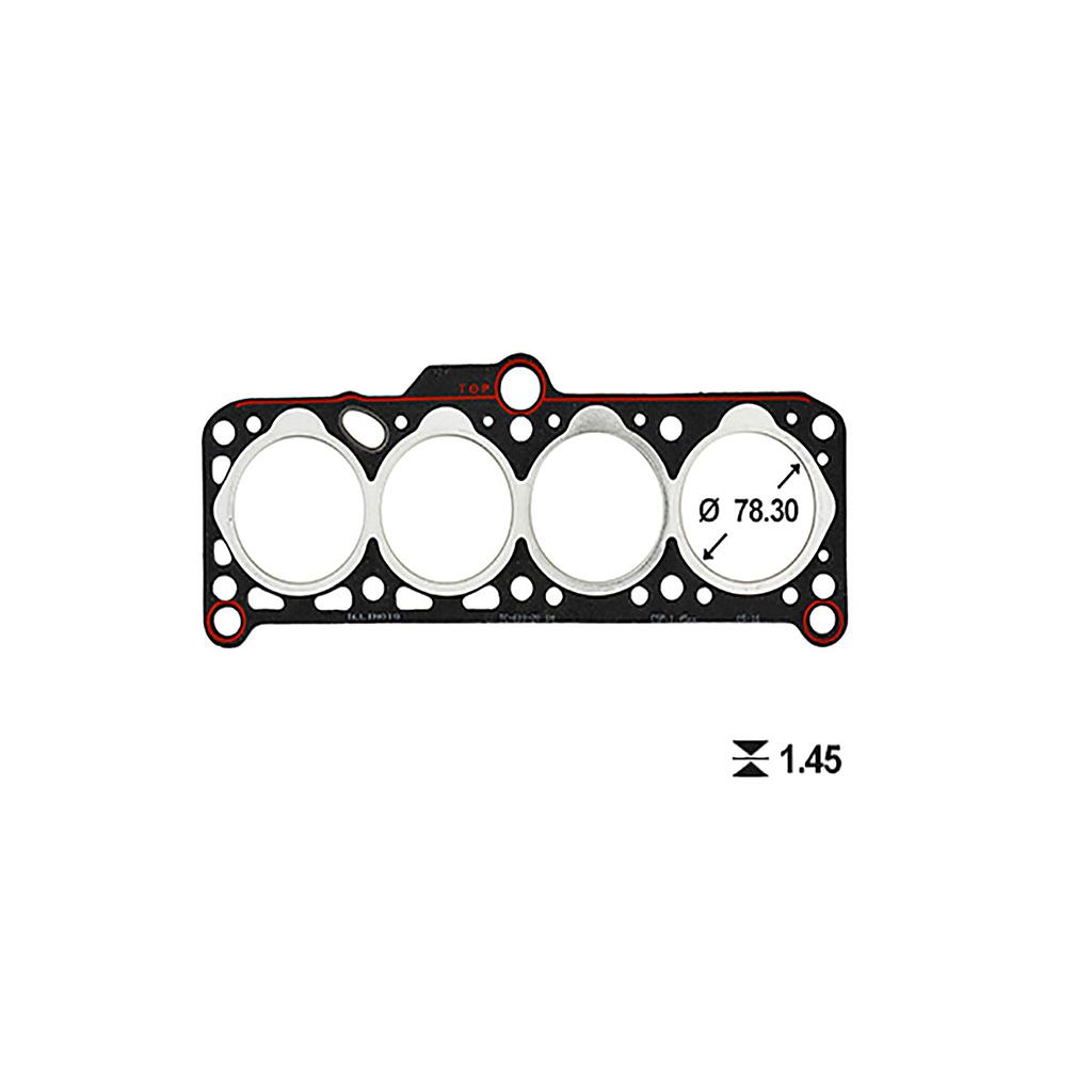 ILLINOIS JUNTA TAPA CILINDRO VOLKSWAGEN  ESP 1.45mm SENDA SAVEIRO GOL - 1,6 - CR JK DR JF C5 DIESEL OEM: 068103383BD
