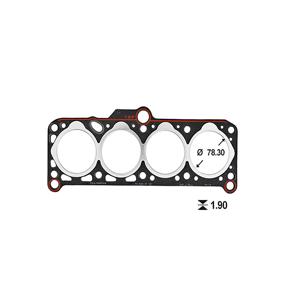 ILLINOIS JUNTA TAPA CILINDRO VOLKSWAGEN  ESP 1.90mm SENDA SAVEIRO GOL - 1,6 - CR JK DR JF C5 DIESEL OEM: 0561033483C