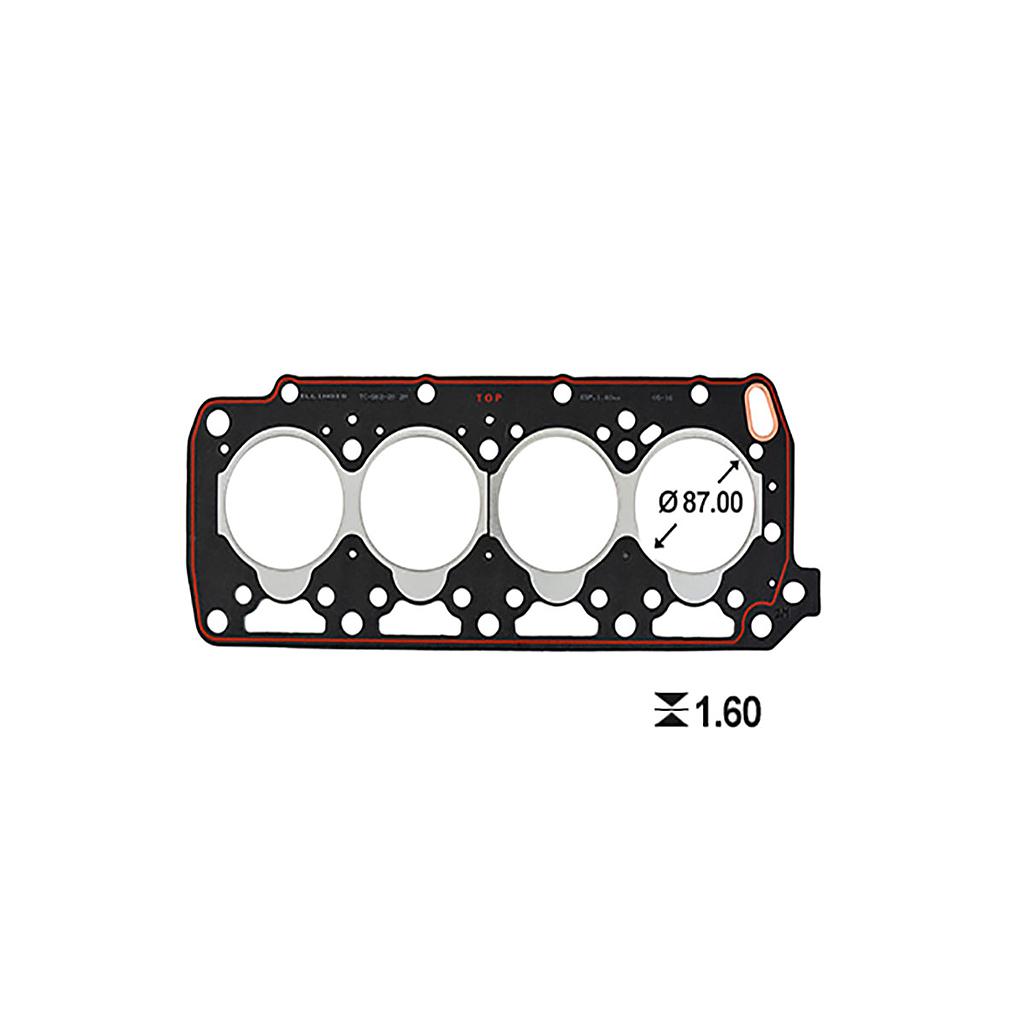 ILLINOIS JUNTA TAPA CILINDRO RENAULT  ESP 1.60mm R18 TRAFIC DIESEL 2,1 852 J8S 121 OEM: 7701035217 / 7701028289